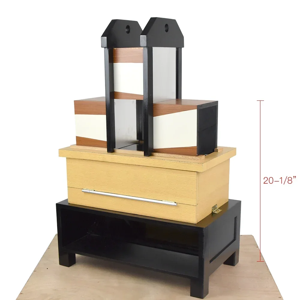 Трехсекционная иллюзия фокусы профессиональный фокусник Magie Box рука Magica