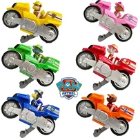 new paw patrol chase rubble skye marshall patrulla canina pull back catapul toy motorcycle action figure birthday gift children