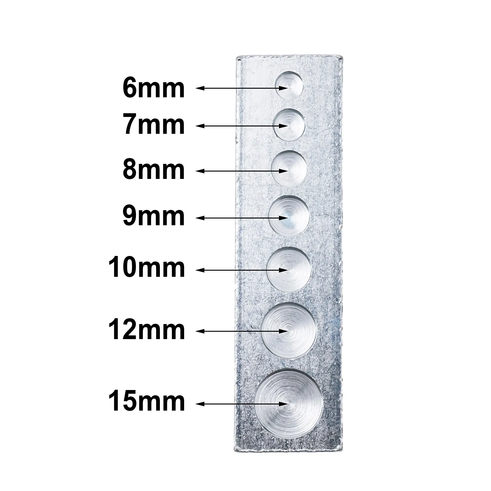 Идеальные кожаные изделия для рукоделия с нижней пластиной 7 в 1 дырокол