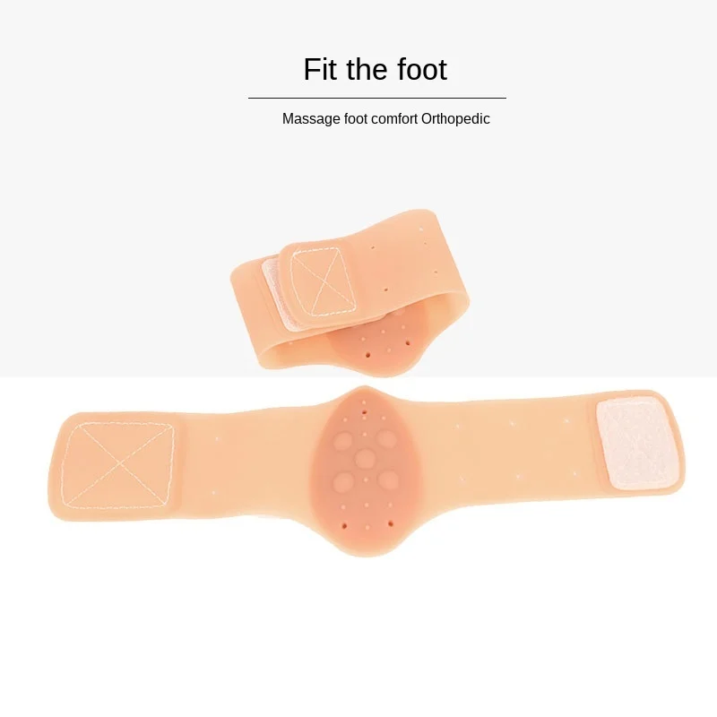 Silicone arch orthopedic insoles soft and shock-absorbing men and women foot pads bandages insoles magic bonding