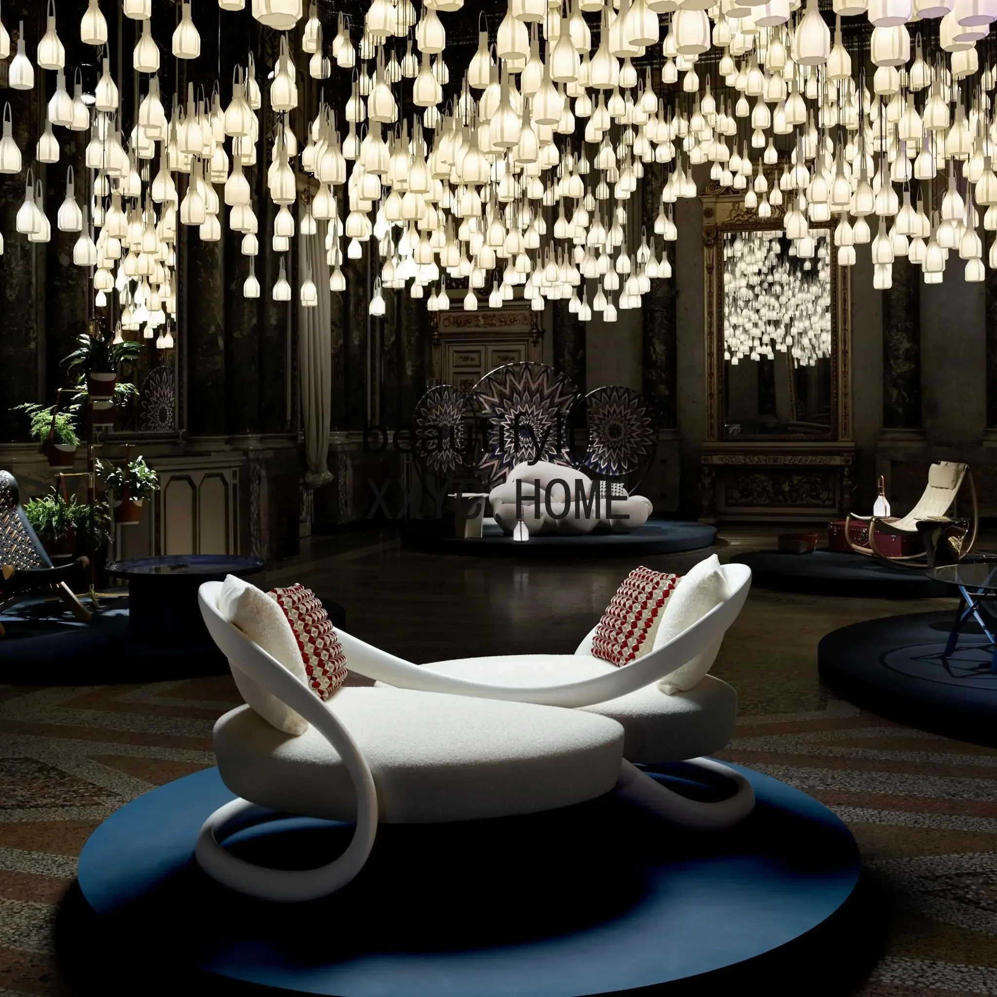 Модная новинка Роскошная художественная доска для дивана