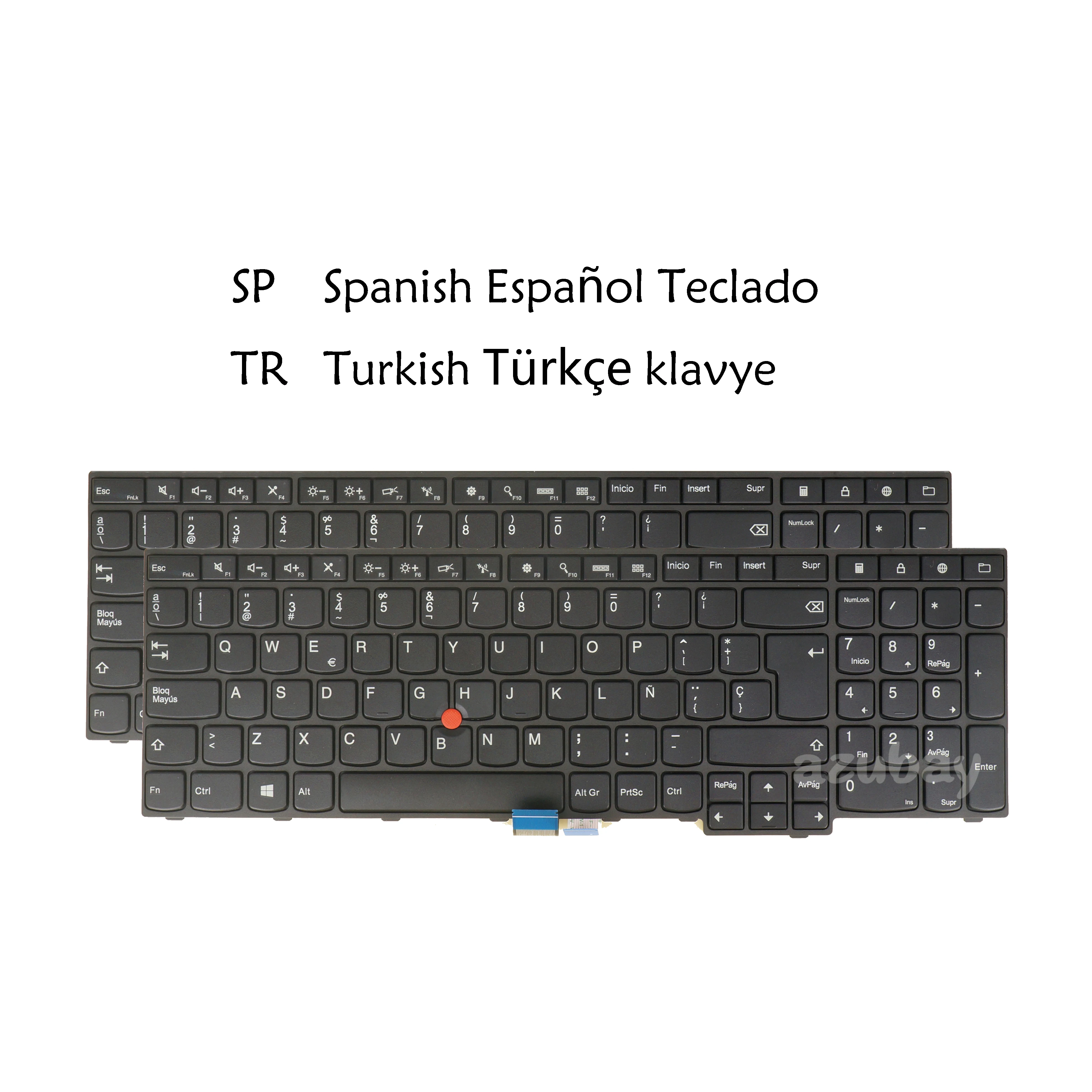 Испанская/турецкая Клавиатура для ноутбука Lenovo Thinkpad E550 E550C E555 E560 E565 E560c 20DF 20DG 20E0 20DH