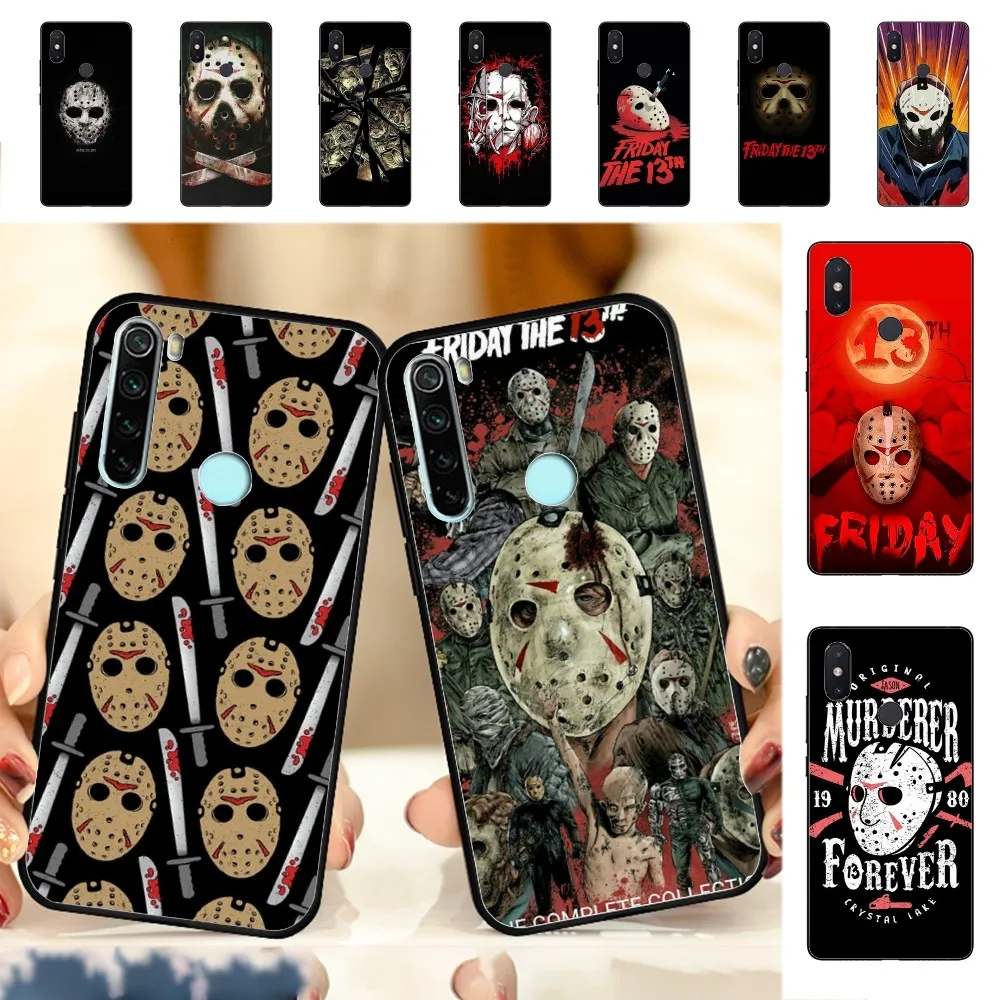 Чехол для телефона J-Jason V-Voorhees Redmi Note 4 X 5 A 6 7 8 T 9 9S 10 11 11S 11Epro Poco M3 pro