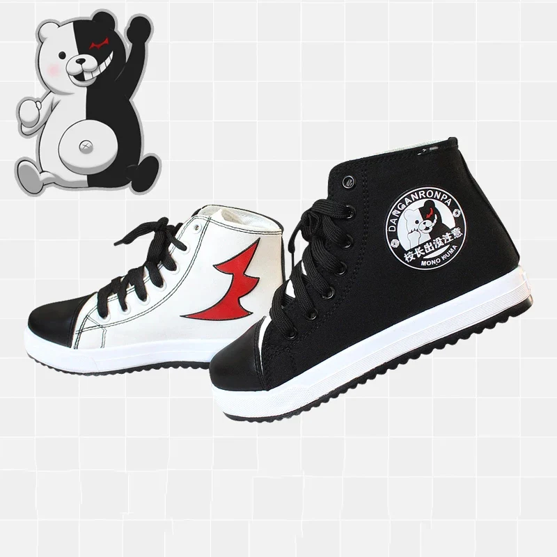 Новинка аниме данганронпа реквизит холщовая обувь для женщин и мужчин