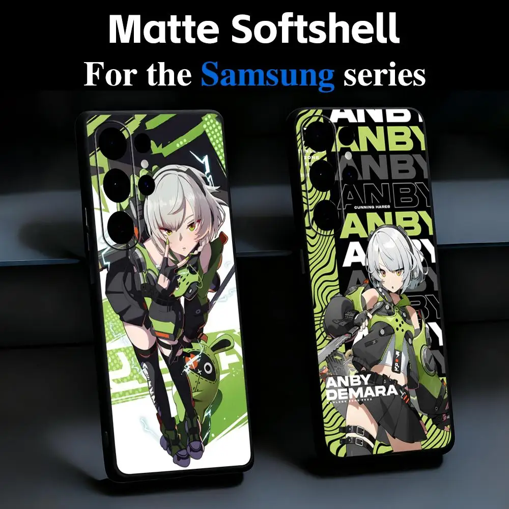 Фото Популярный чехол Anby Demara для Samsung Galaxy S26 S25 S24 S23 S22 S21 Plus Ultra Note20, мягкий, черный №1