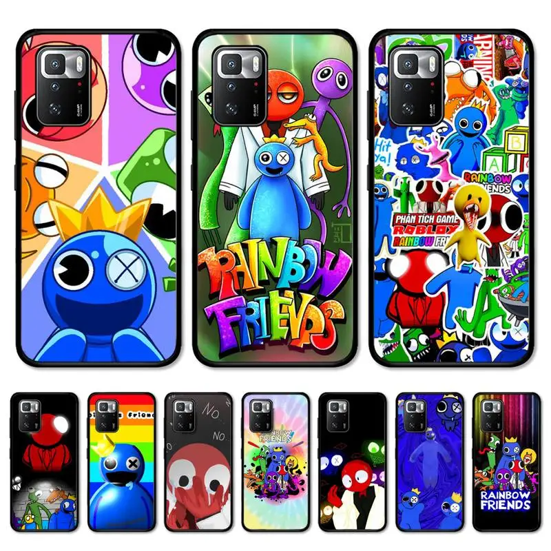 

Rainbow Friends Toy Cartoon Game Phone Case For Redmi Note 4 X 5 A 6 7 8 Pro T 9 Pro 9S 10 Pro 11 Pro 11S 11Epro PocoM3pro