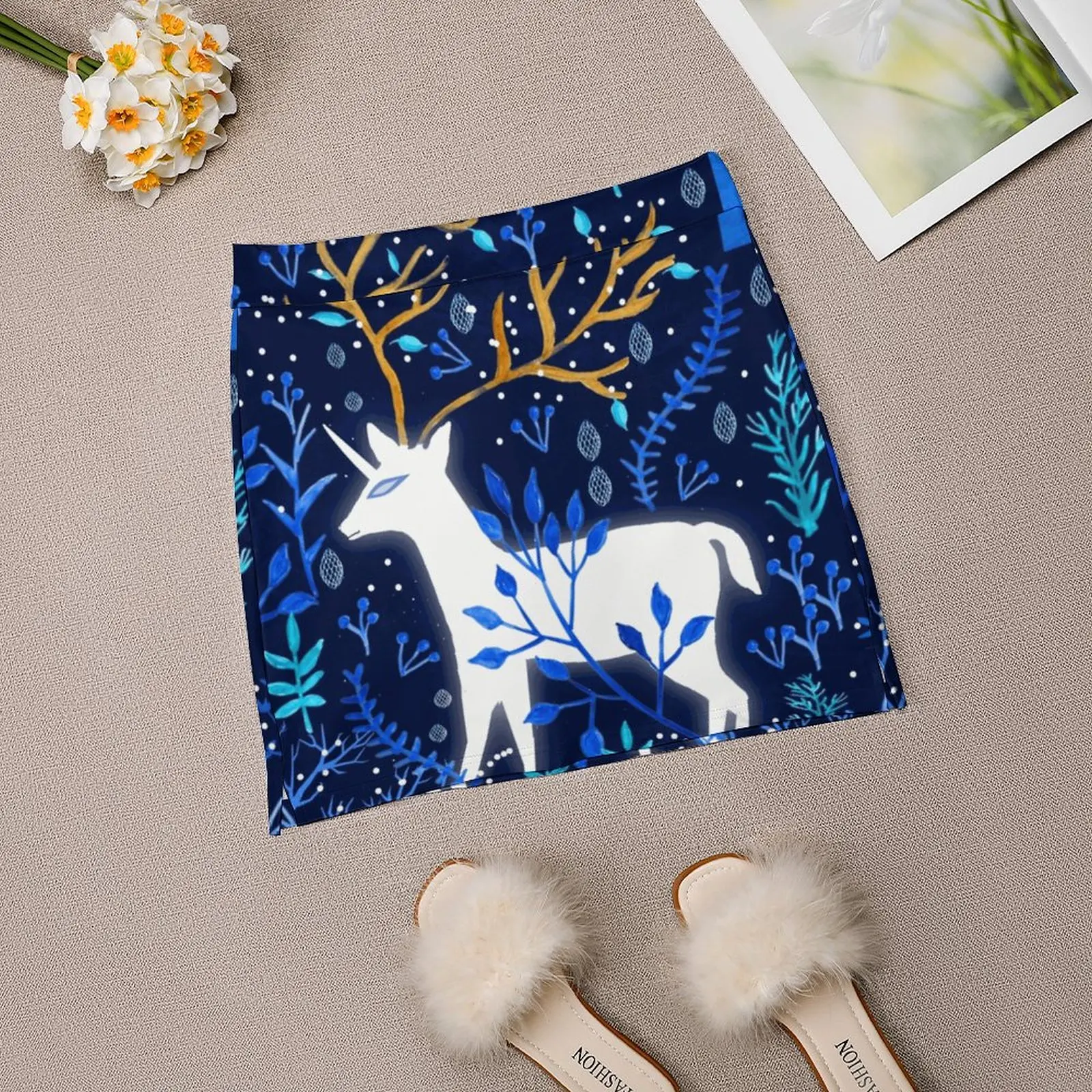 Женская юбка с карманами Deericorn Спортивная модная в Корейском стиле юбки 4Xl Deers