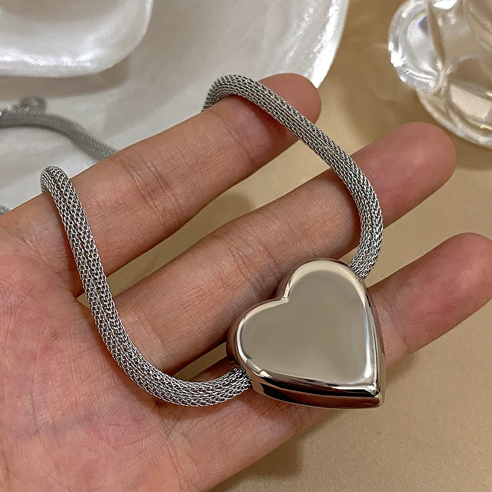 Женское ожерелье с кулоном из нержавеющей стали