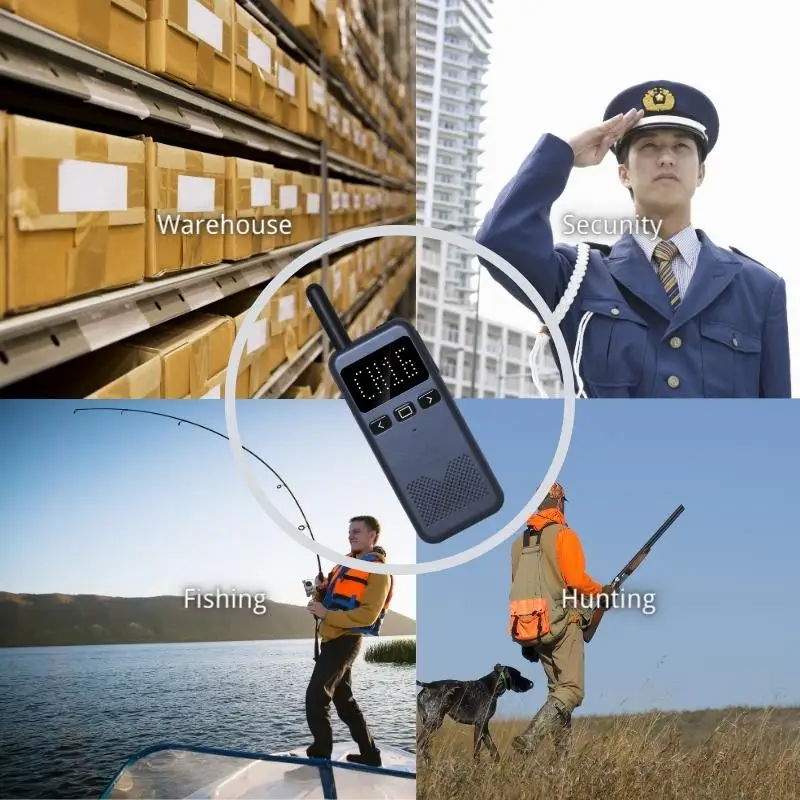 Ruyage Q3 Walkie Talkie 2 Pcs Mobile Phone Two Way Radio Uhf Transceiver Wireless Communication Device Mini Radio