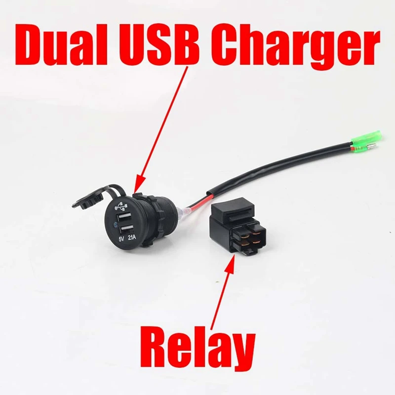 Переходник для зарядного устройства с двумя USB-портами мотоциклов Kawasaki Versys 650 1000