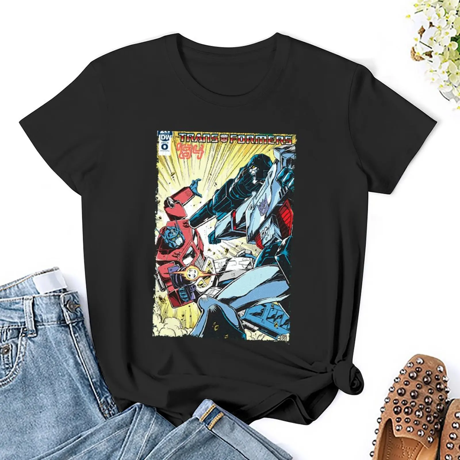 Черная Decepticon Soundwave Wordtee Винтажная Футболка 34 футболки с круглым вырезом для акции