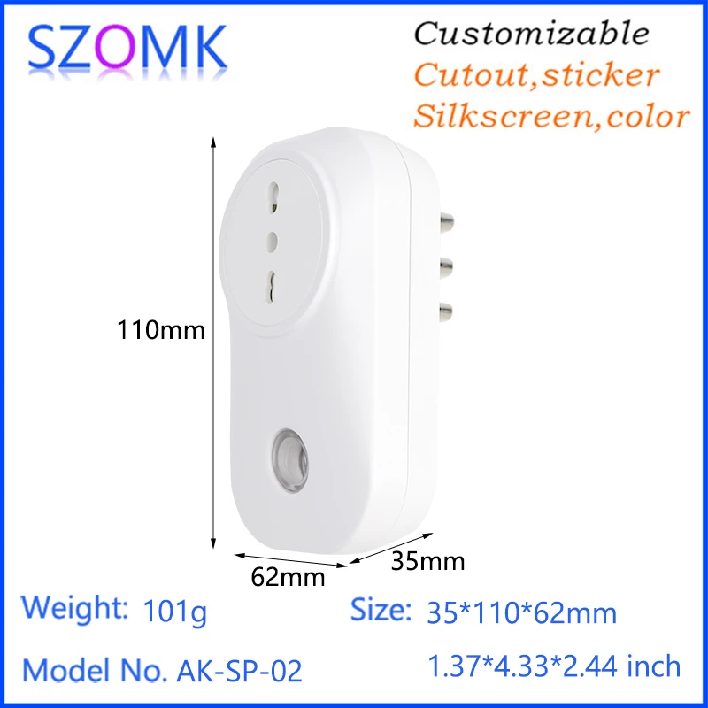 SZOMK OEM австралийский стандарт огнестойкий ПК электрическая умная розетка