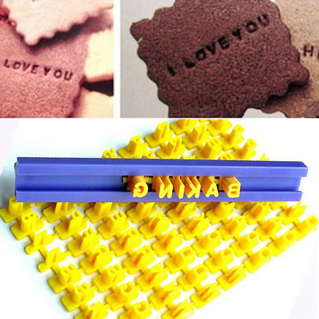 

10pcs Biscuits Baking Printing Alphabet Number Fondant Cake Biscuit Stamp Embosser Mold Dropshipping