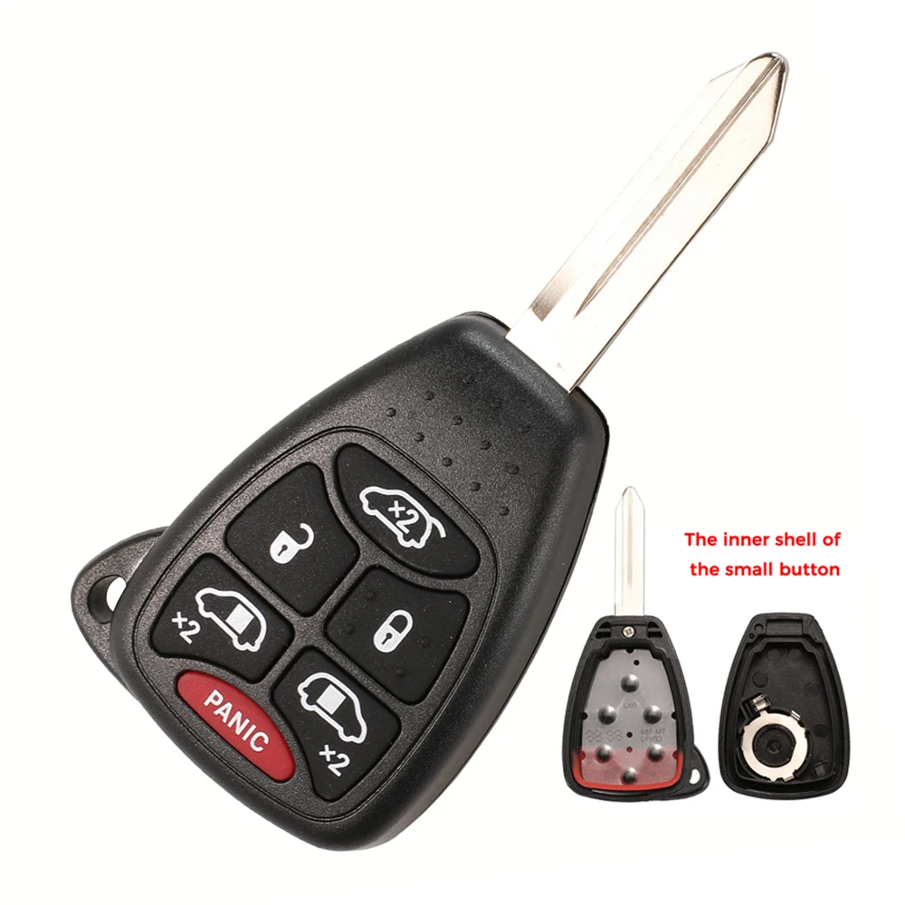 

Jingyuqin чехол для дистанционного ключа автомобиля для Chrysler 300 Aspen Dodge Dakota Durango Jeep Grand Cherokee Commander 2/3/4/5/6 кнопок