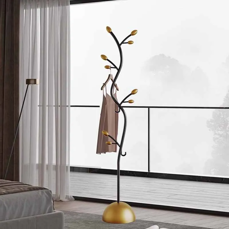 

Garment Boutique Clothes Rack Black Golden Extension Circular Clothes Rack Industrial Pole Rack Para Ropa Furniture Living Room