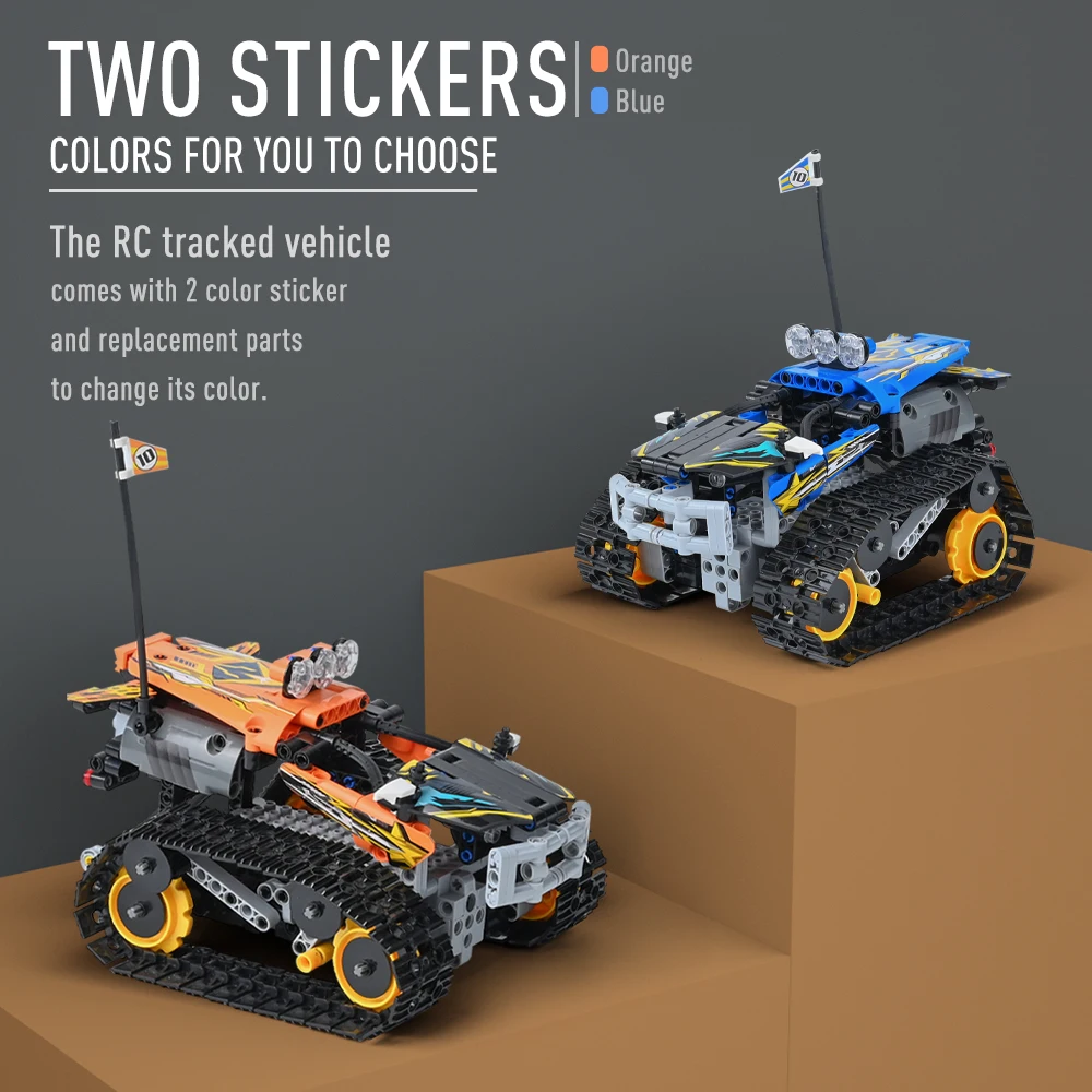 Технический Радиоуправляемый гусеничный трюковый автомобиль модель с