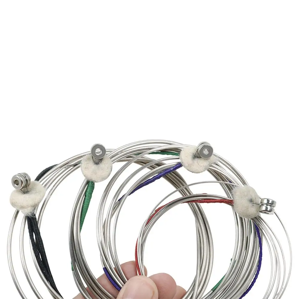 

Steel Core Nickel Alloy Big Bass Strings Comfortable Smooth Rust-proof Multiple Sizes Strings Musical Instrument Accessories
