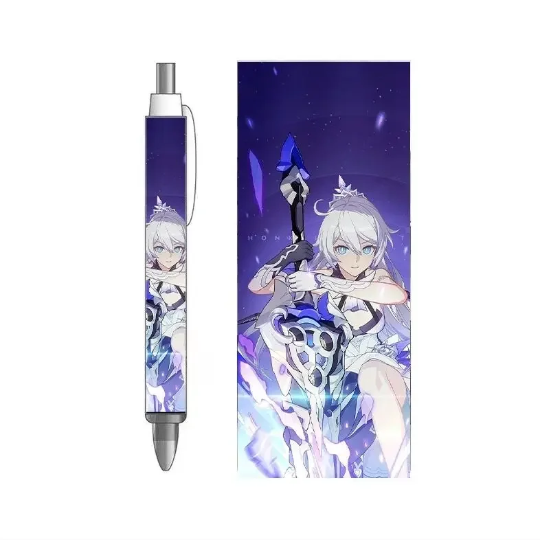 

Game Honkai Impact 3 The Thirteen Flame-Chasers Elysia Gel Pen Black 0.5mm Ballpoint Pen Pencil Student School Office Stationery