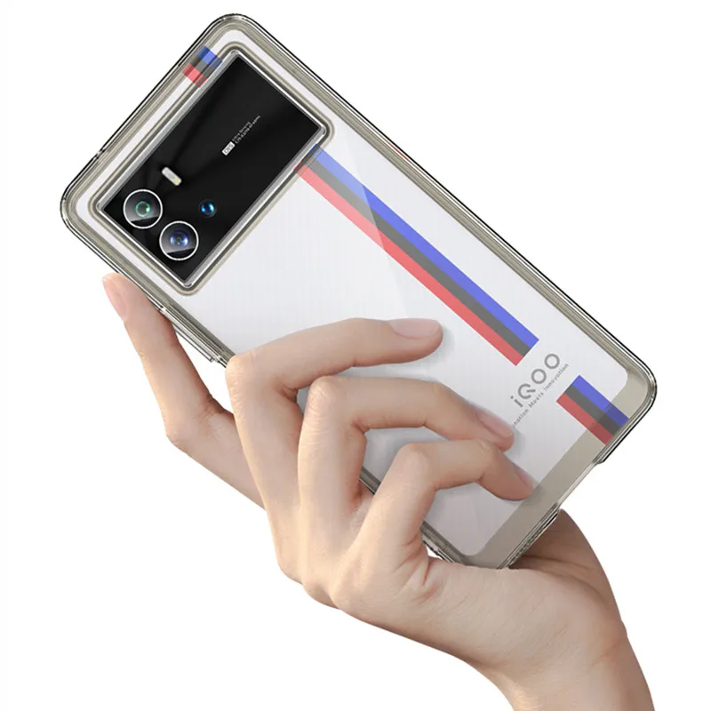 For iQOO 9 Case iQOO 9 7 iQOO Neo5 Lite Neo3 Z1 Cover Colorful Soft Silicone Transparent Shockproof Bumpe iQOO 9 China Case