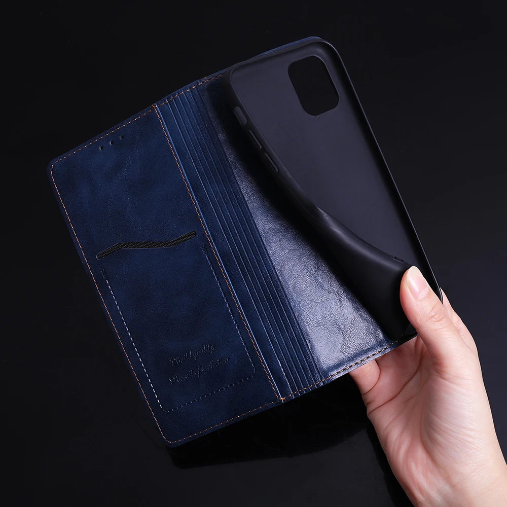 For Case Xiaomi Redmi 9T 9C NFC 9 9A 9AT 7A 6 6A 5 Plus 8A Note 10 10S 7 8 Pro 8T 9S 4 4X Poco X3 M3 Cases Leather Flip | Мобильные