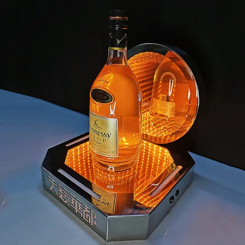 Пользовательский логотип Hennessy VIP Laser LED Ночной клуб Шампанское Glorifier