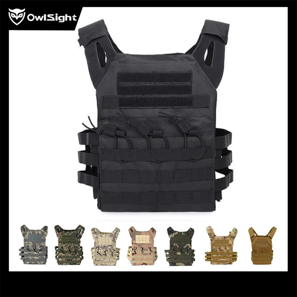 

600D Nylon Airsoftsports Tactical Vest Airsoft Body Armor JPC Molle Plate Carrier Wargame Protection Army Equipment 9 colors