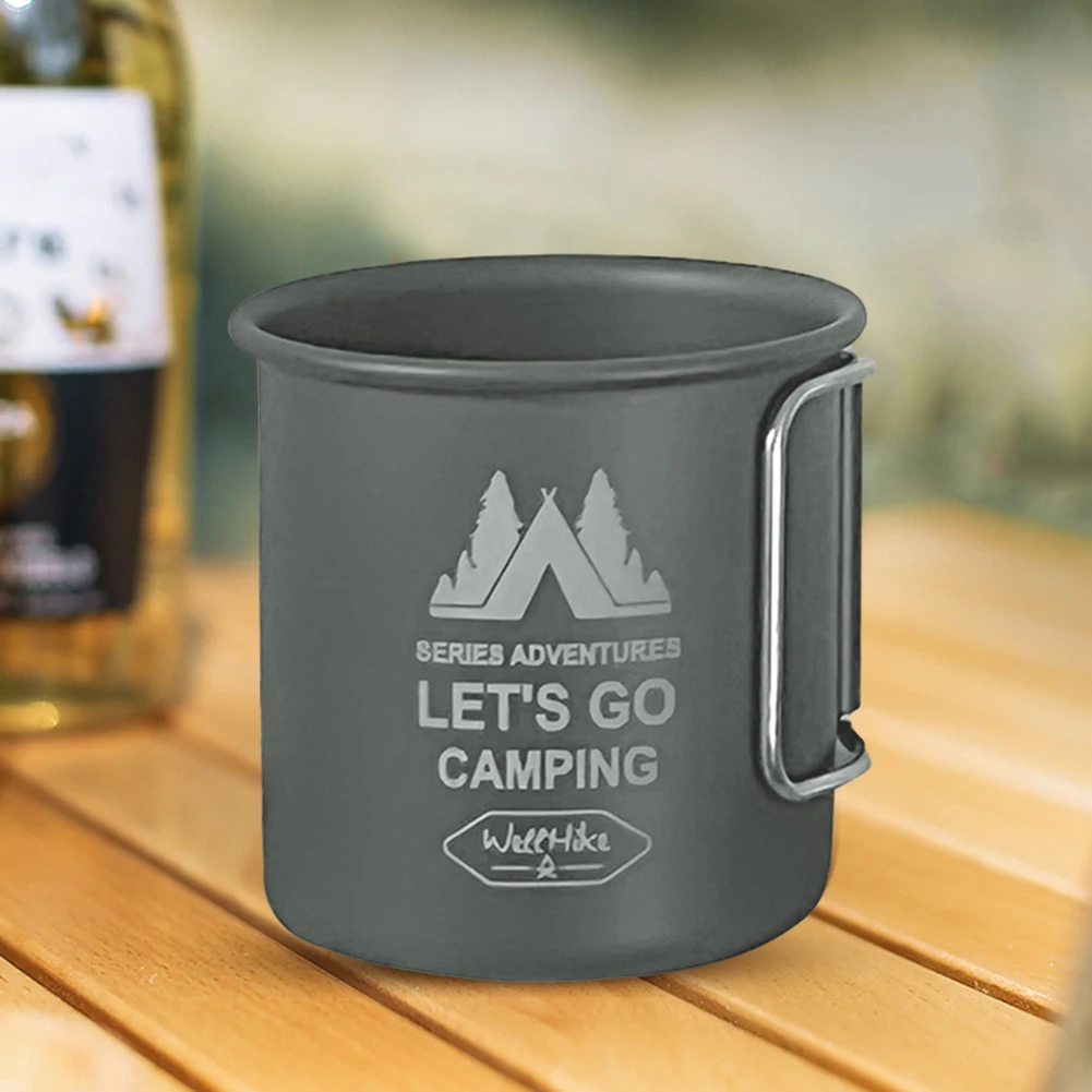 Туристическая Кружка для пикника из алюминиевого сплава 300 мл