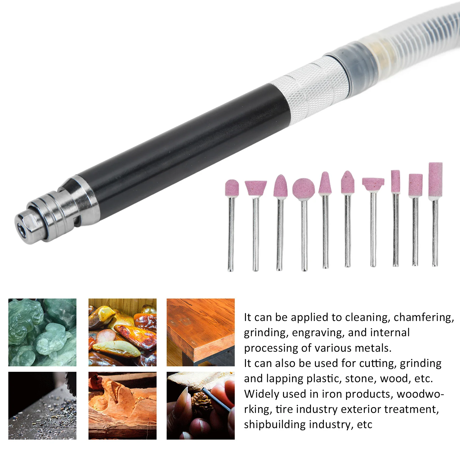 Пневматический Карандаш Шлифовальный Станок Портативный Полировальный