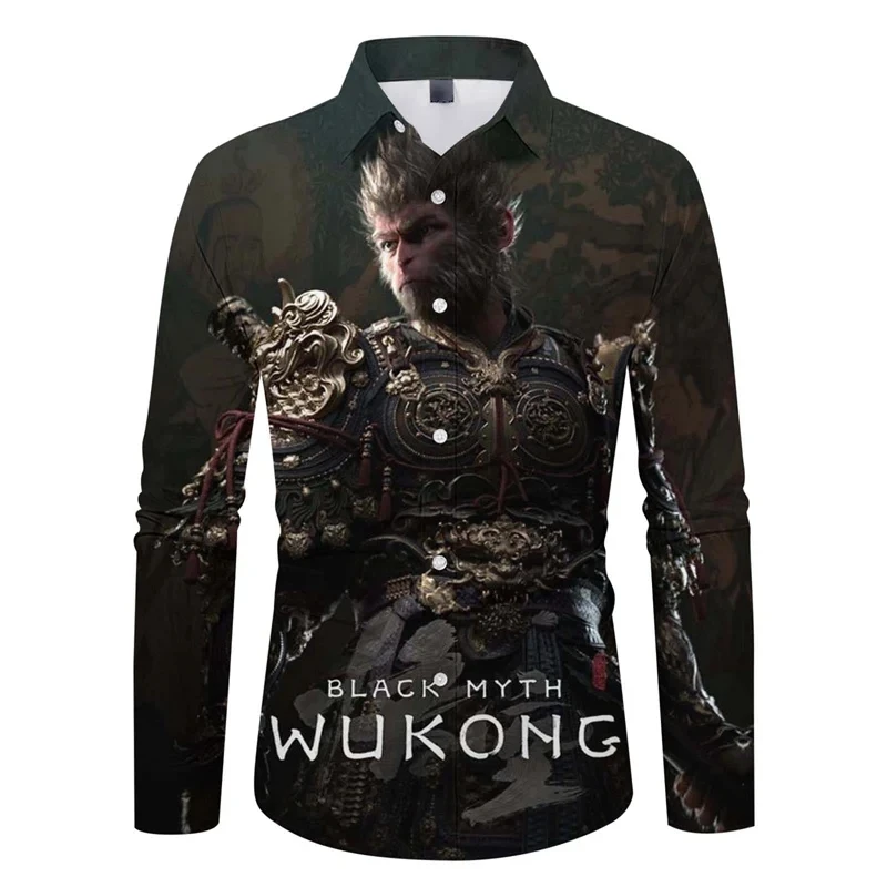 Черная рубашка Mythical Goku уличная одежда с 3D принтом нейтральный модный топ тонкая