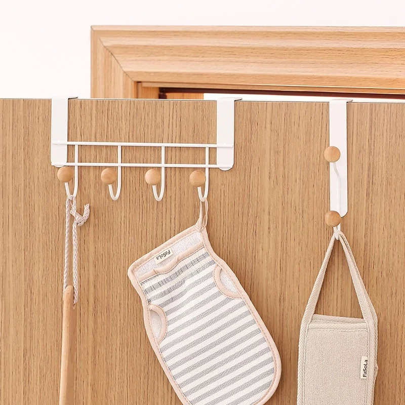 

Storage Commodity Shelf Punch-free Door Back Hook For Clothes Hat Scarf Coat Multi-function Durable Sundries Sorting Rack