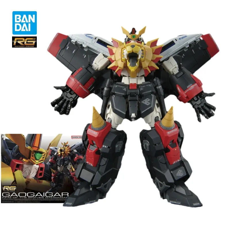 

Оригинальная BANDAI RG 1/144, модель Gaogaigar Lion Wang Kai Gundam, сборная аниме-фигурка робота, экшн-модель, игрушки
