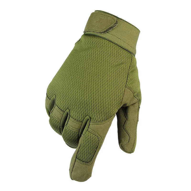 

High-strength Nylon Mountaineering Protection Cycling Sports Bike Wear-resistant Breathable Full-finger Touch Screen Gloves
