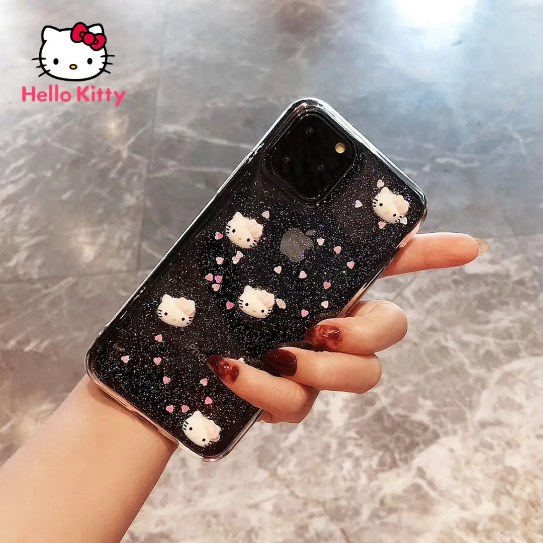 

Hello Kitty for IPhone 7/8P/X/XR/XS/XSMAX/11/12Pro/12mini Silicone Soft Shell Cute Phone Case