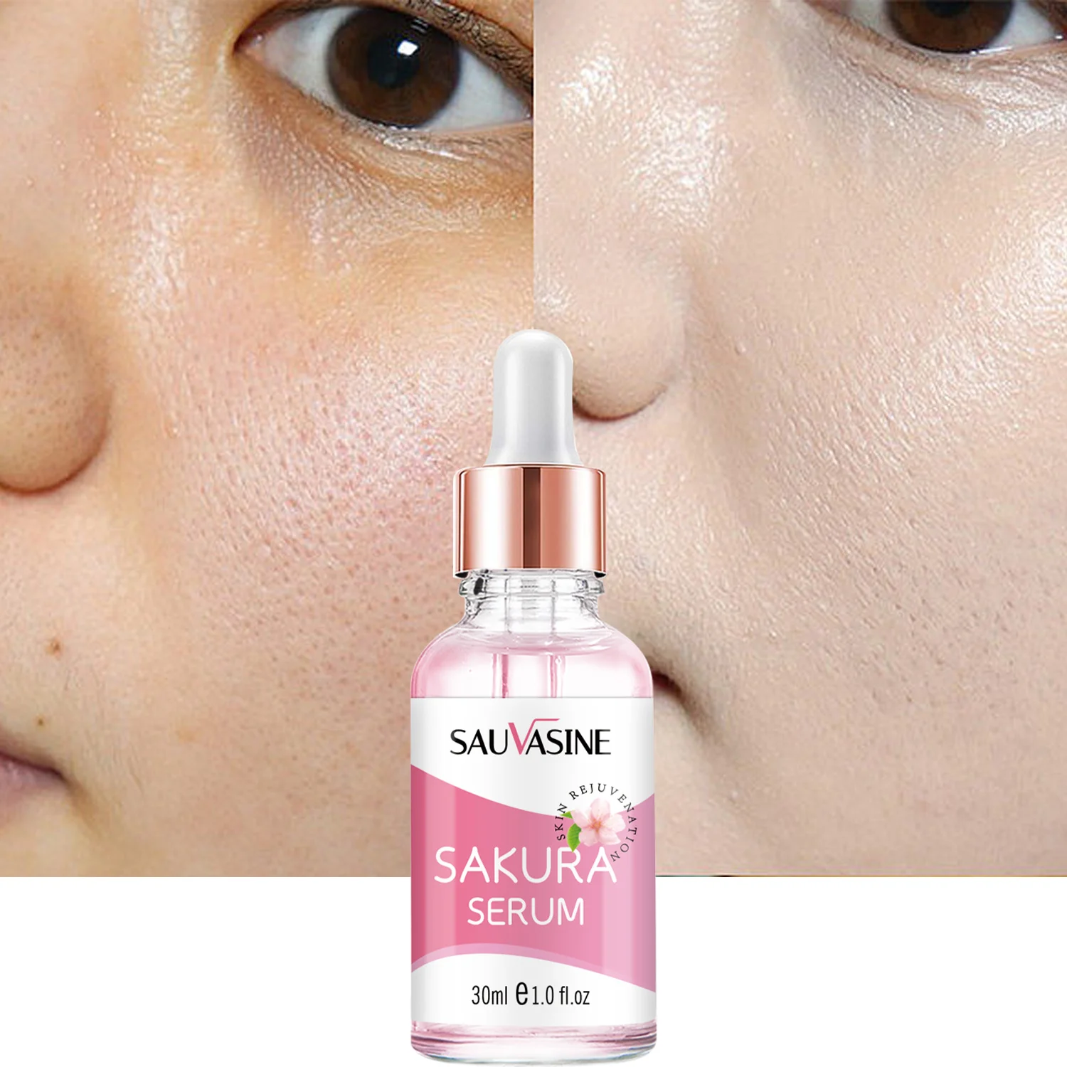 

30ml Cherry Blossom Serum Face Brightening Hydrating Soothing Skin Care Anti-Aging, Soothing Sensitive Skin