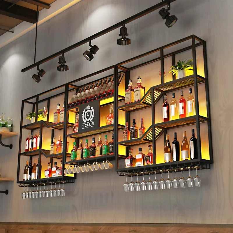 Шкаф для бара в скандинавском стиле настенная уличная витрина виски