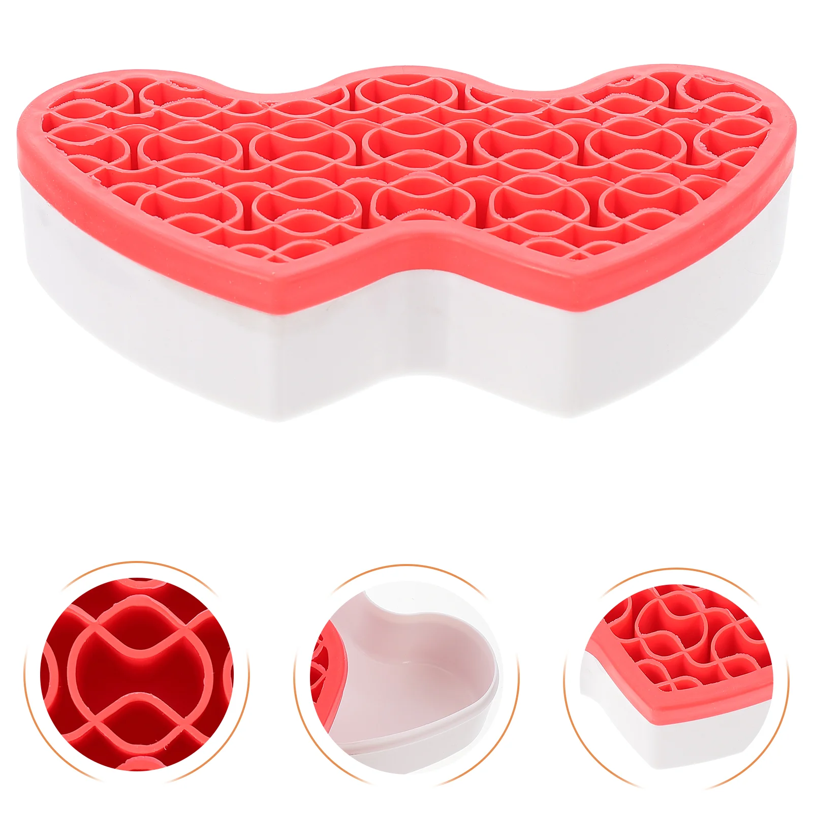 

Силиконовый держатель для косметических кистей, стойка для демонстрации губной помады, настольная подставка для кистей для макияжа