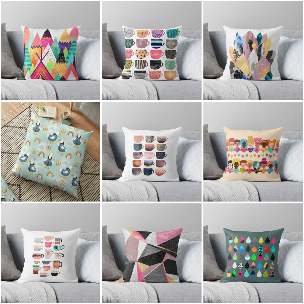 Decorative Home pillow case Cushion covers nordic 45*45 40*40 40x40cm 50x50cm Modern Living Room sofa cartoon animal cute 60*60 |