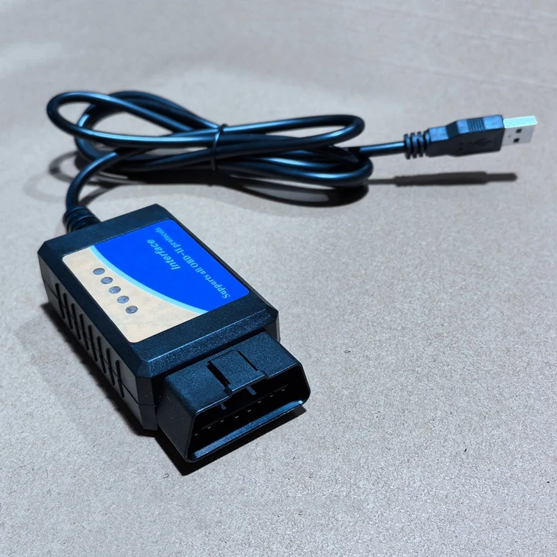 Elm327 USB автоматическое диагностическое сканирование чип-программное обеспечение
