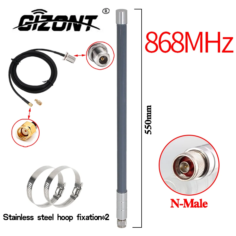

LoRa антенна 868 МГц для улицы Helium Bobcat Miner 868 МГц Hotspot антенны для Lorawan длинный диапазон фотокабель RP SMA Male
