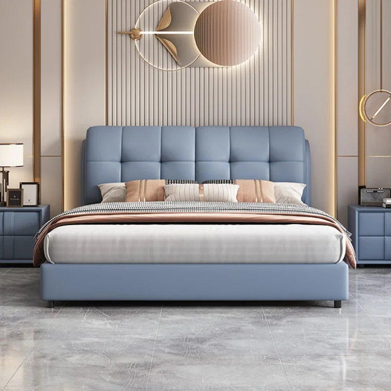 Европейская Современная двуспальная кровать водонепроницаемая детская