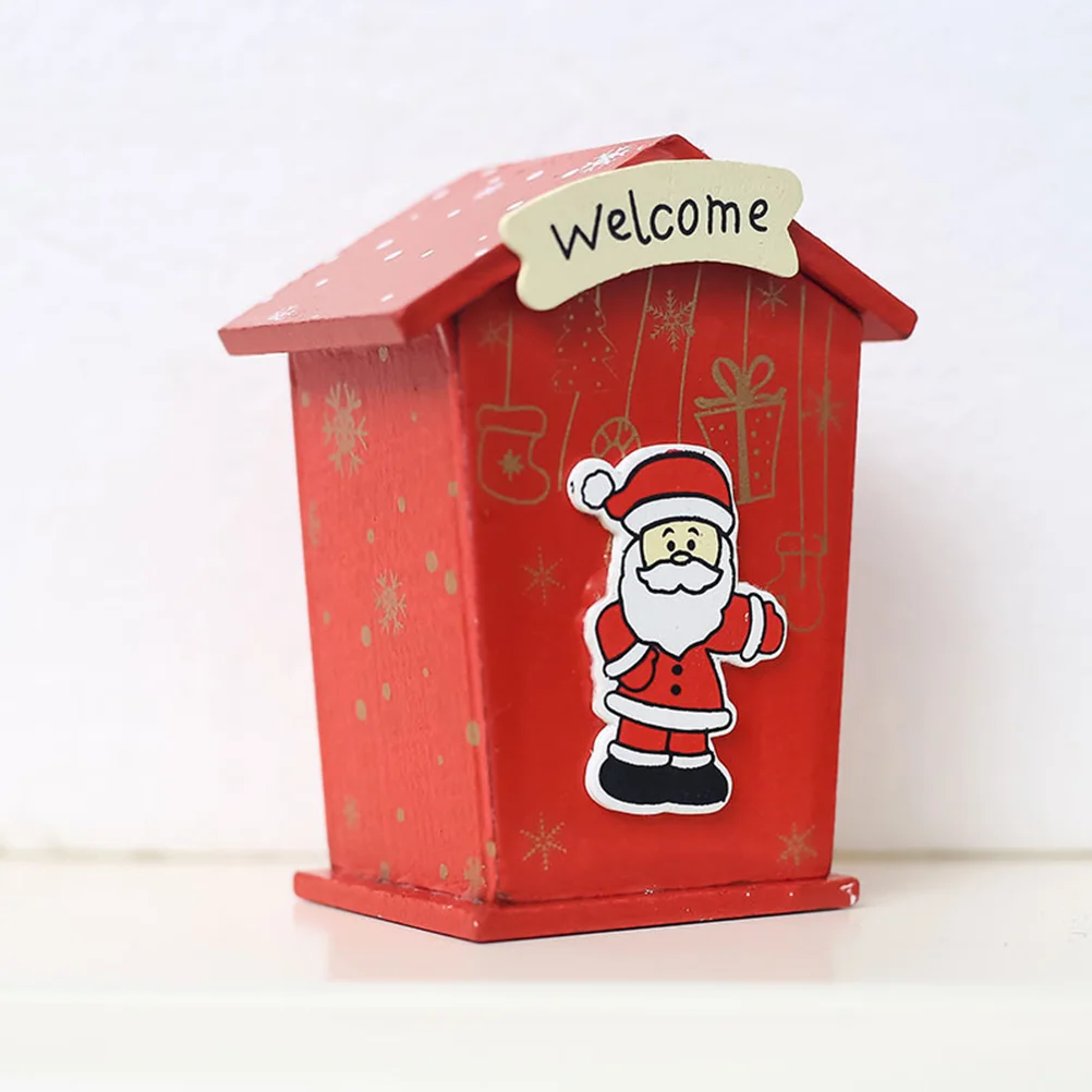 

1 pc Christmas Themed Box House Cartoon Creative Saving Box for Children Kids