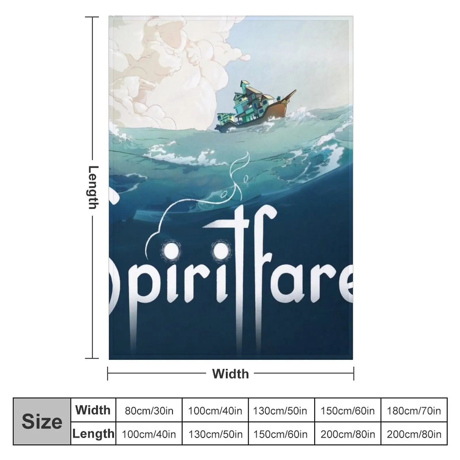 Плед для лодки Spiritfarer покрывала кровати одеяла туристическое одеяло детское