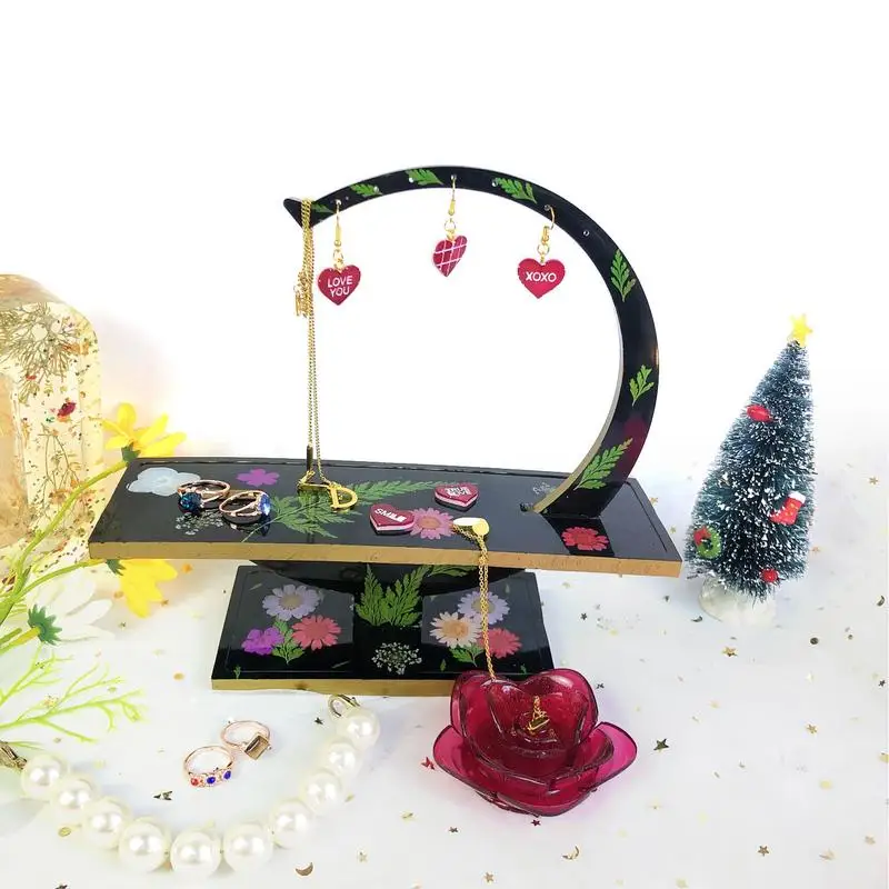 Форма для хранения ювелирных изделий смоляная форма подсвечника силиконовая