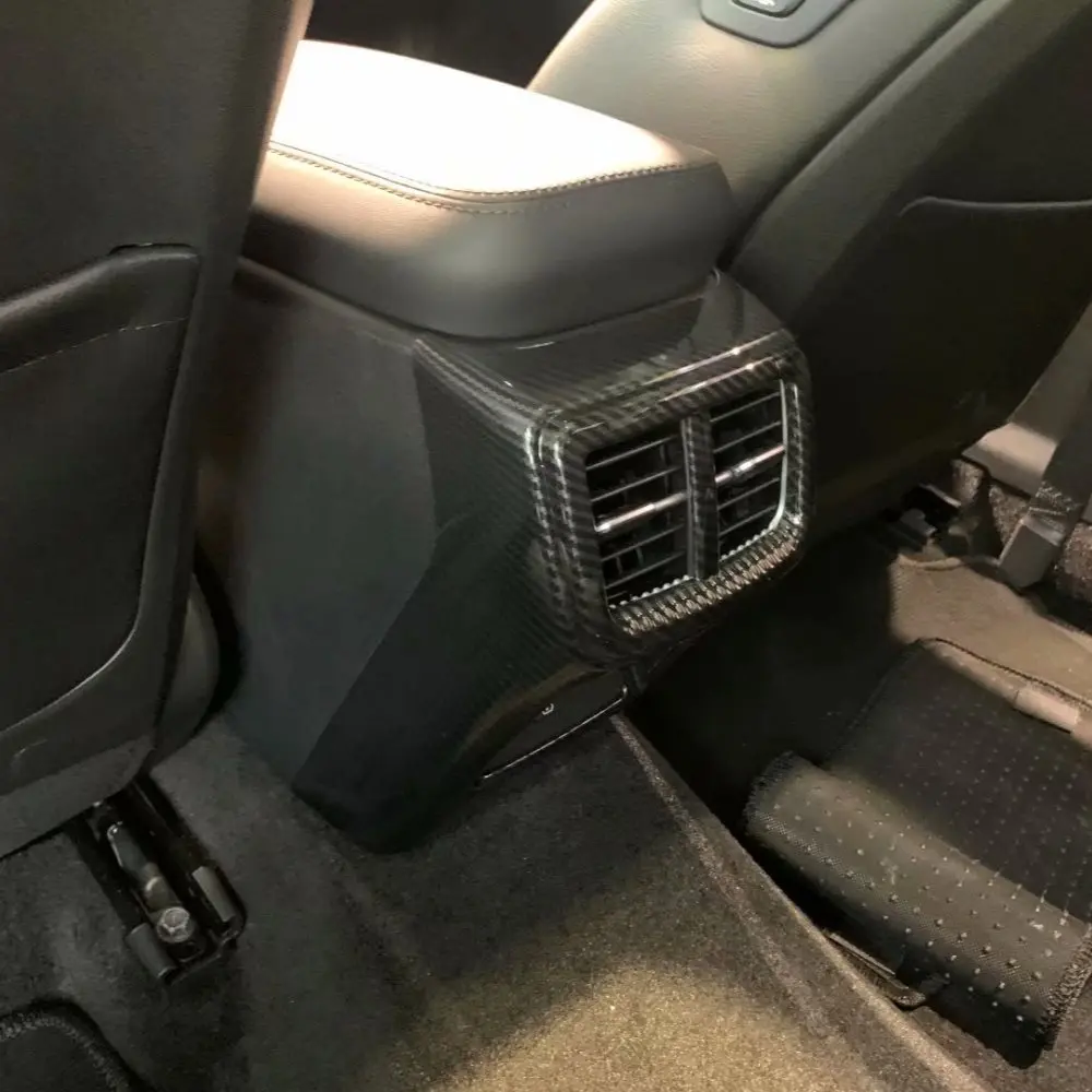 

Accessories For KIA Optima K5 2020 2021 2022 ABS Carbon Fiber Interior Car Rear Seat Air Conditioning Vent Cover Trim Decoration