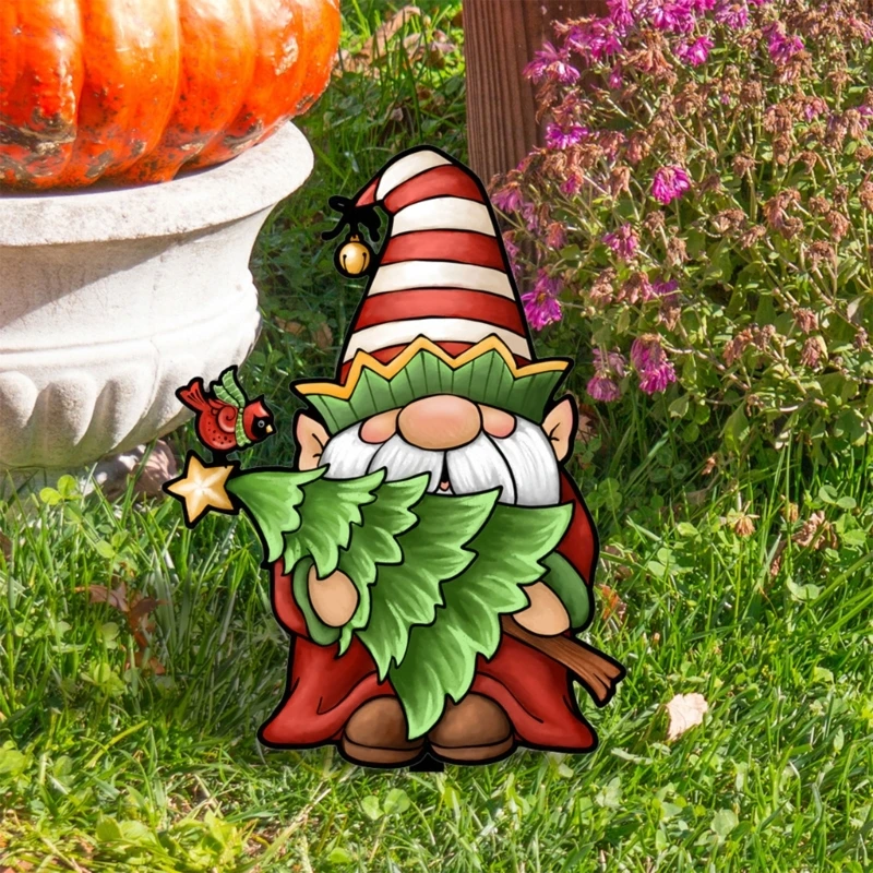 

Праздничные украшения для газона, искусственное украшение для сада, колонки, атмосферы, вставка для пола на открытом воздухе, привлекательная заглушка для двора, орнамент