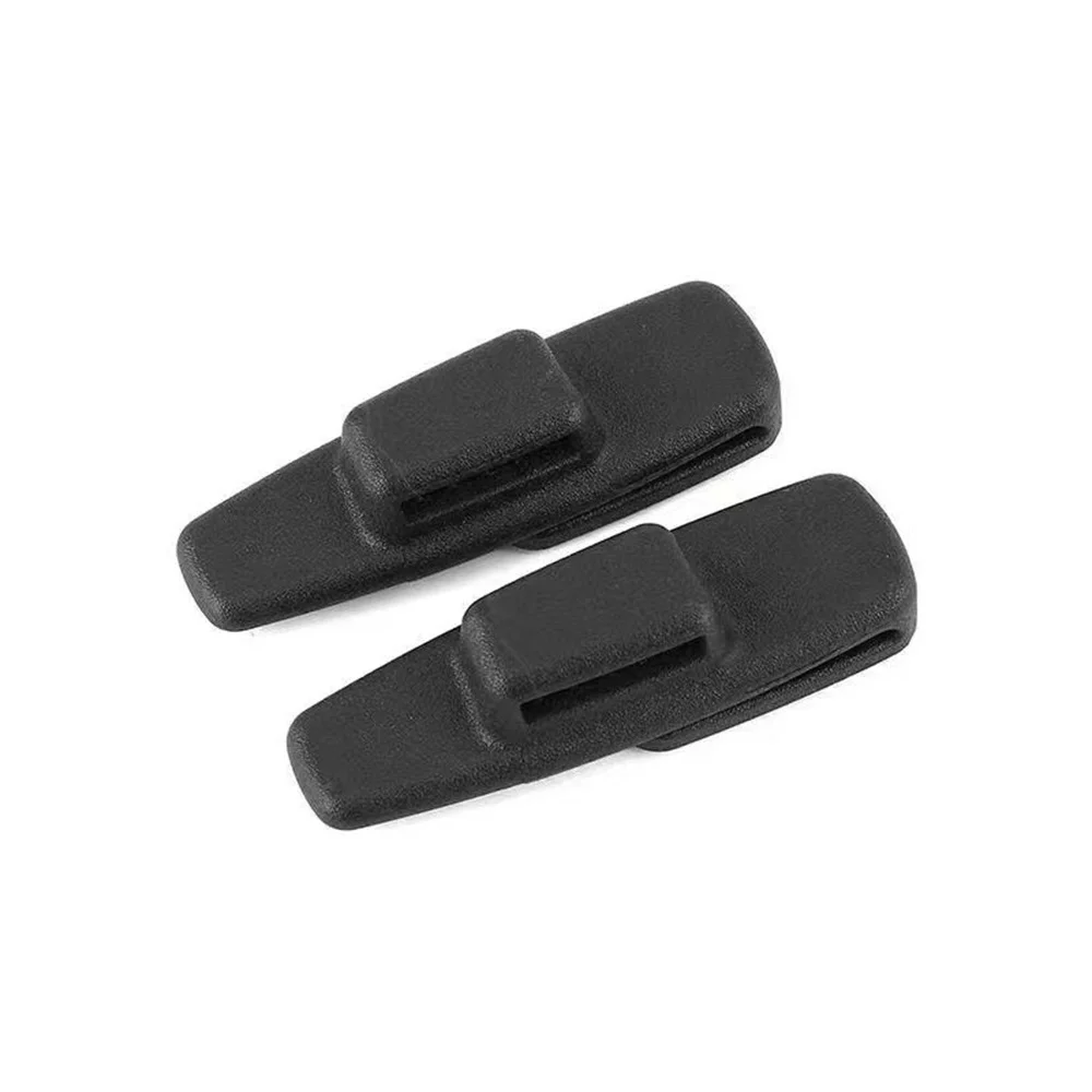 

2Pcs Universal Strong Car Safety Belt Protection Clip Plastic Seat Belt Clamp Buckle Adjustment Lock Fastener Black