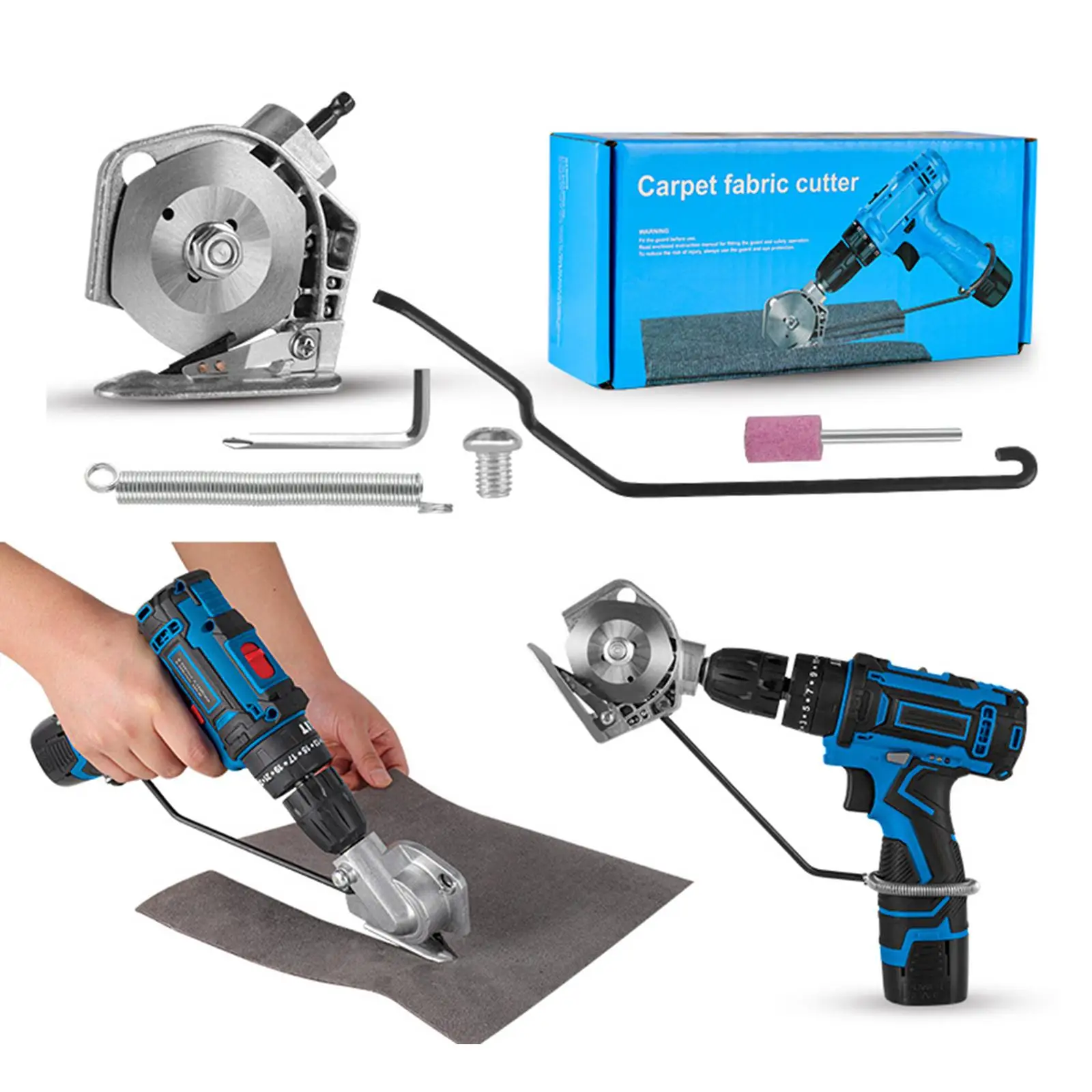 

Electric Fabric Scissors Replacement Cutter Head Handheld Portable Fabric Cutting Tools for Cutting Clothing Cloth Blanket