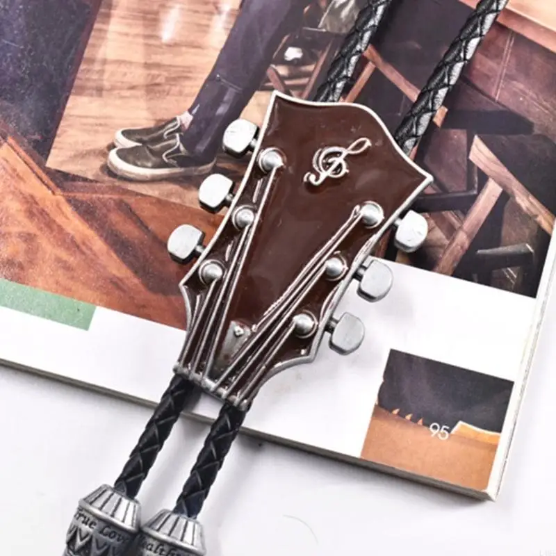 Галстук-боло L4ME Gaitar галстук-боло в стиле вестерн ожерелье ковбойский галстук Moranse