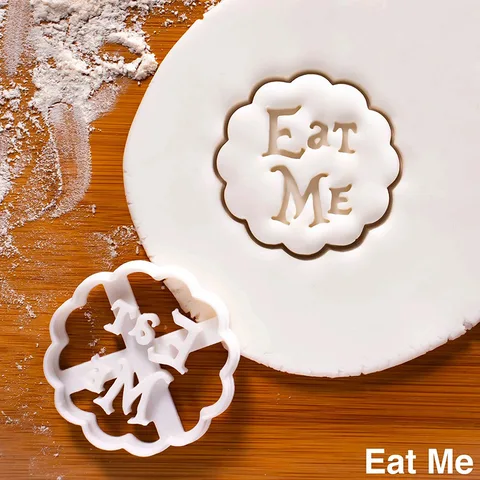 Формочки для печенья "Eat Me", "Выпей меня", "Безумный чайник"