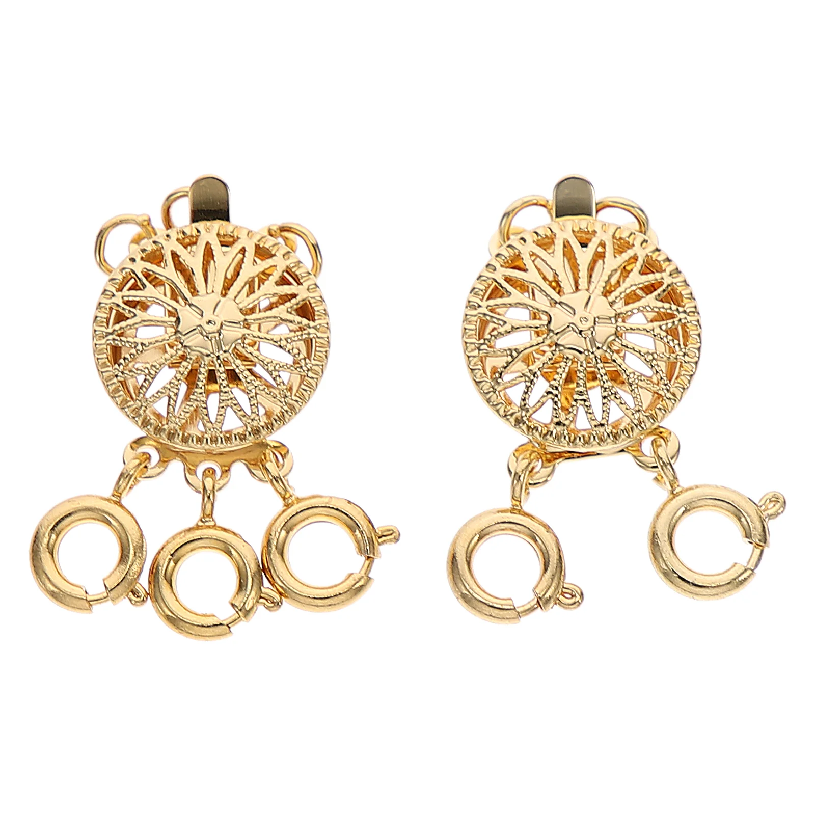 2 шт. разделитель ожерелья DIY пряжка ювелирные аксессуары медные пряжки браслет